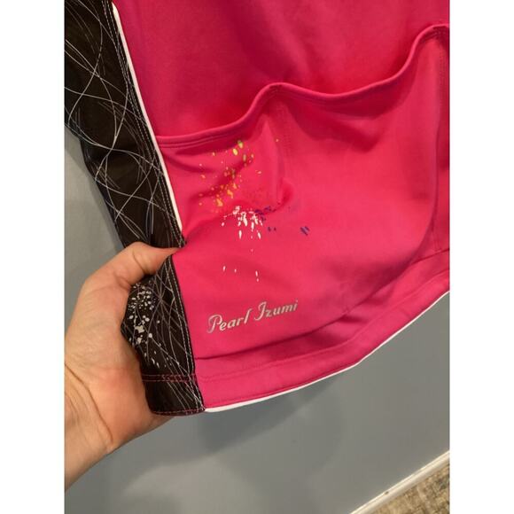 Pearl Izumi Women Cycling Jersey L Large Biking Kit Pink Select Triatholon Girly - Picture 9 of 13